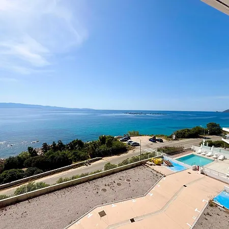 Casamea - T2, Vue Mer, Piscine Chauffee Аяччо